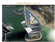 Tablet Screenshot of hoteldubai.info